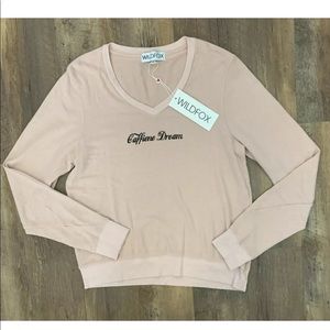 New Wildfox Caffeine Dream Sweatshirt Baggy Jumper